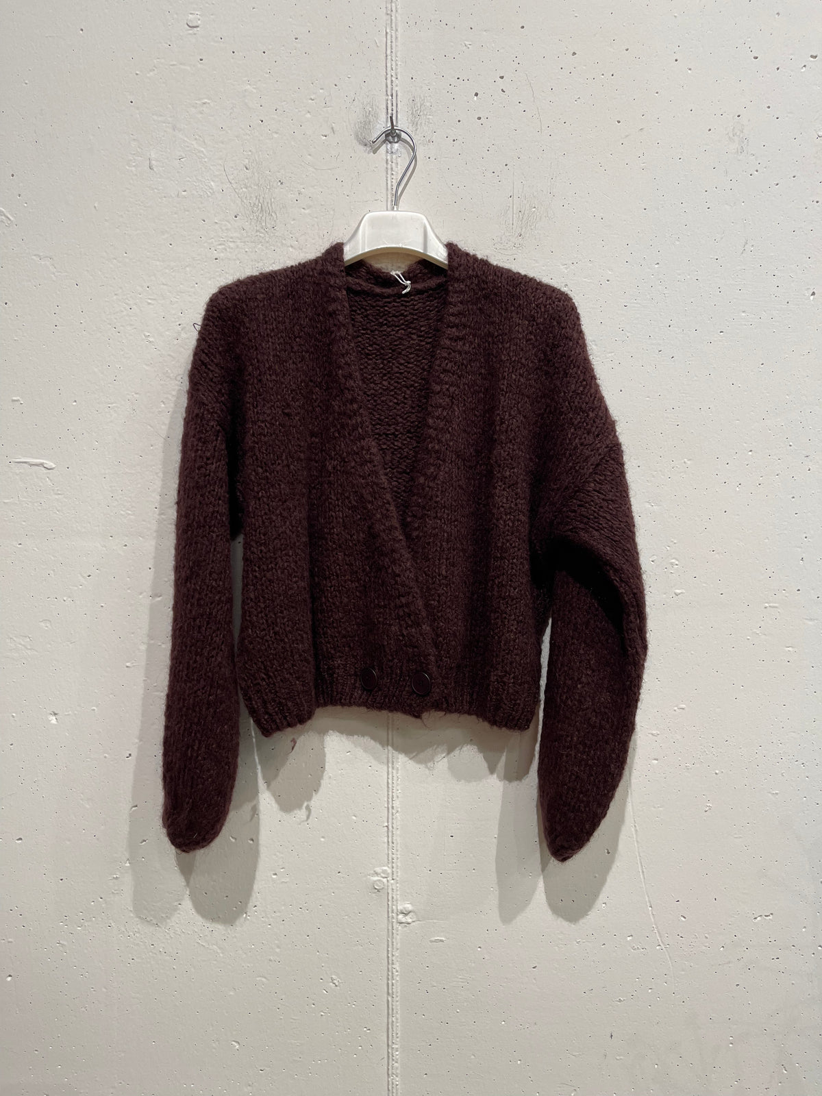 Cardigan in misto mohair