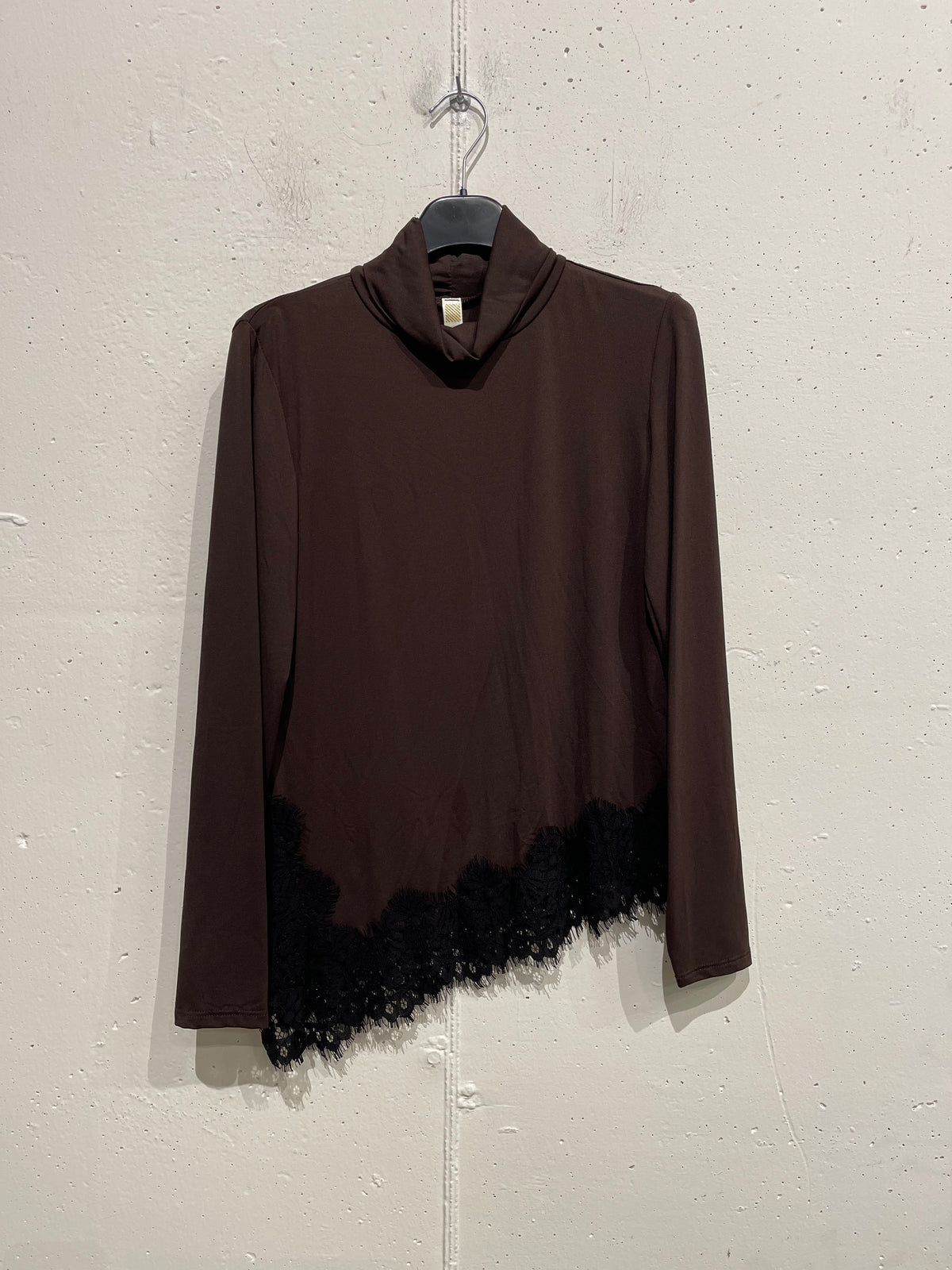 Sottogiacca in microfribra con pizzo