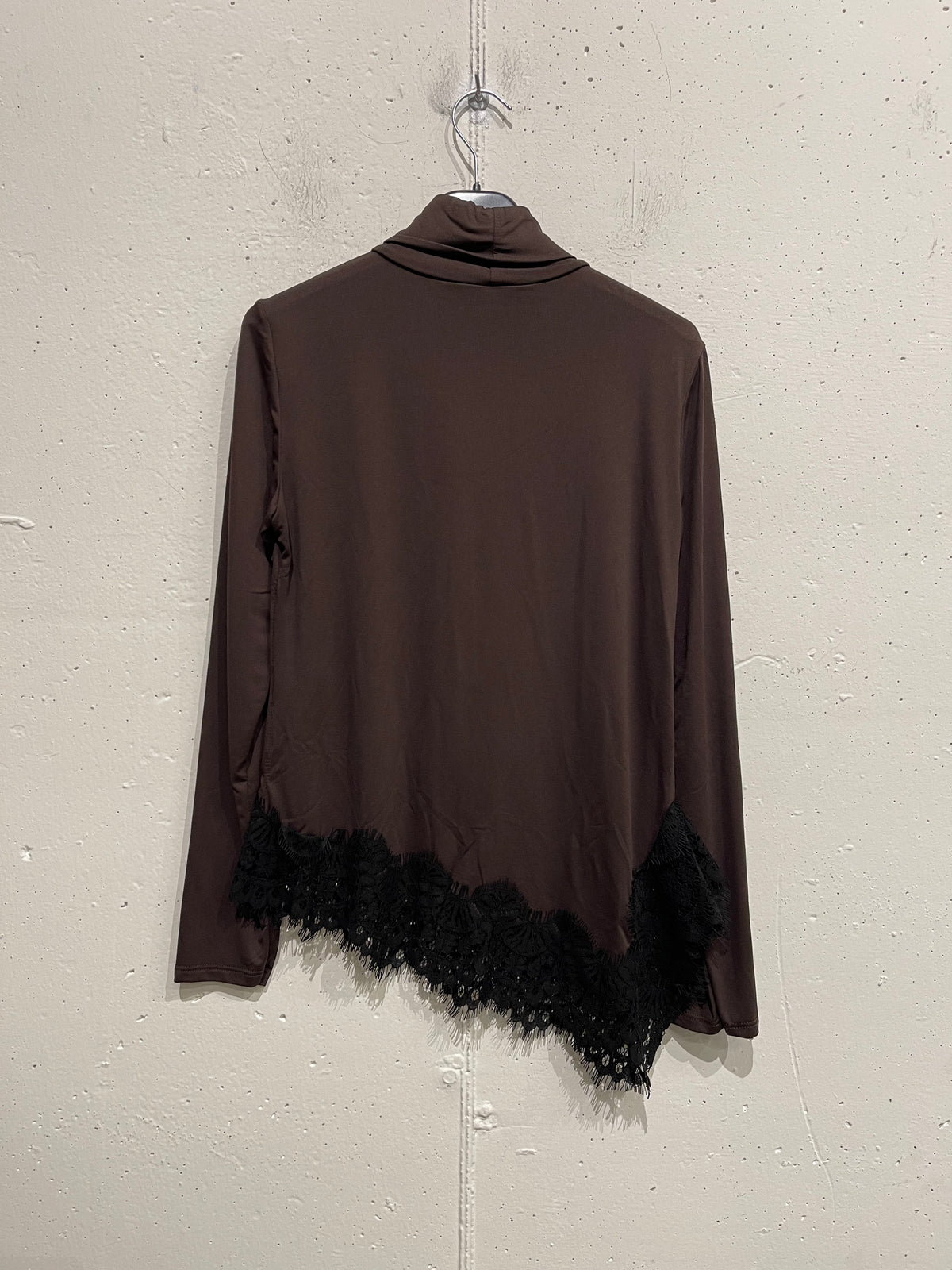 Sottogiacca in microfribra con pizzo