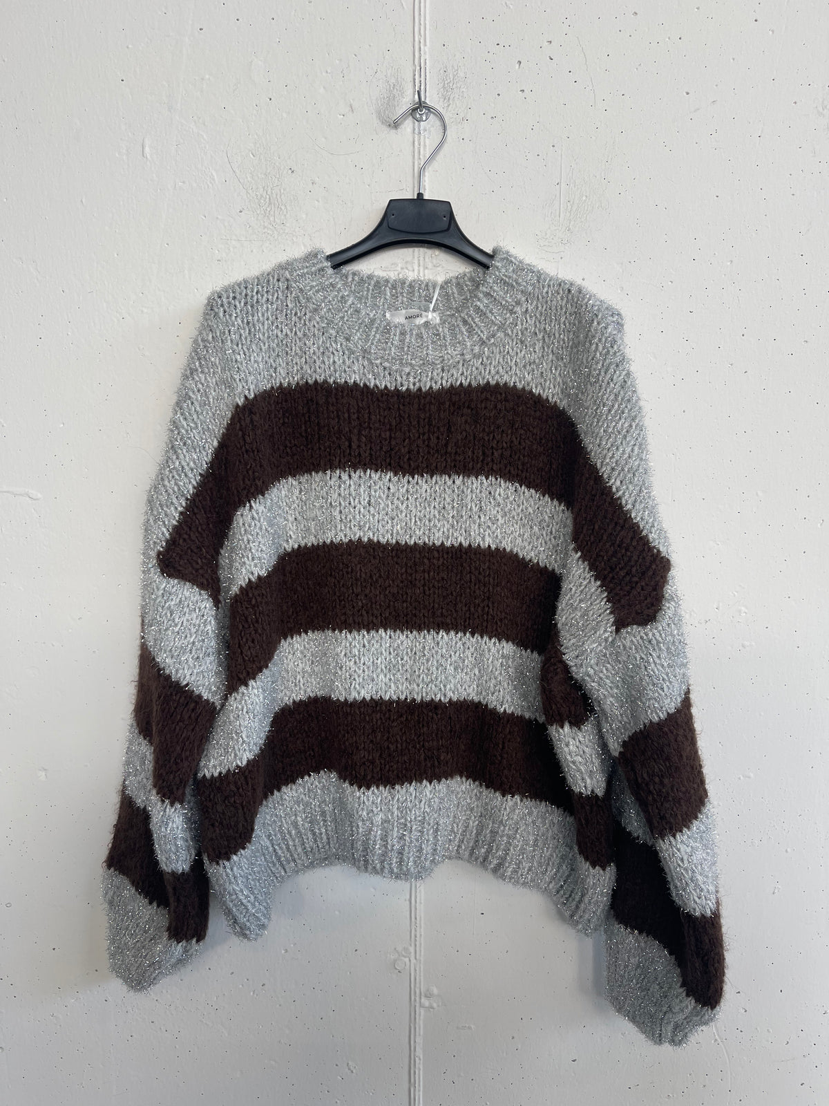 Pull a righe e lurex