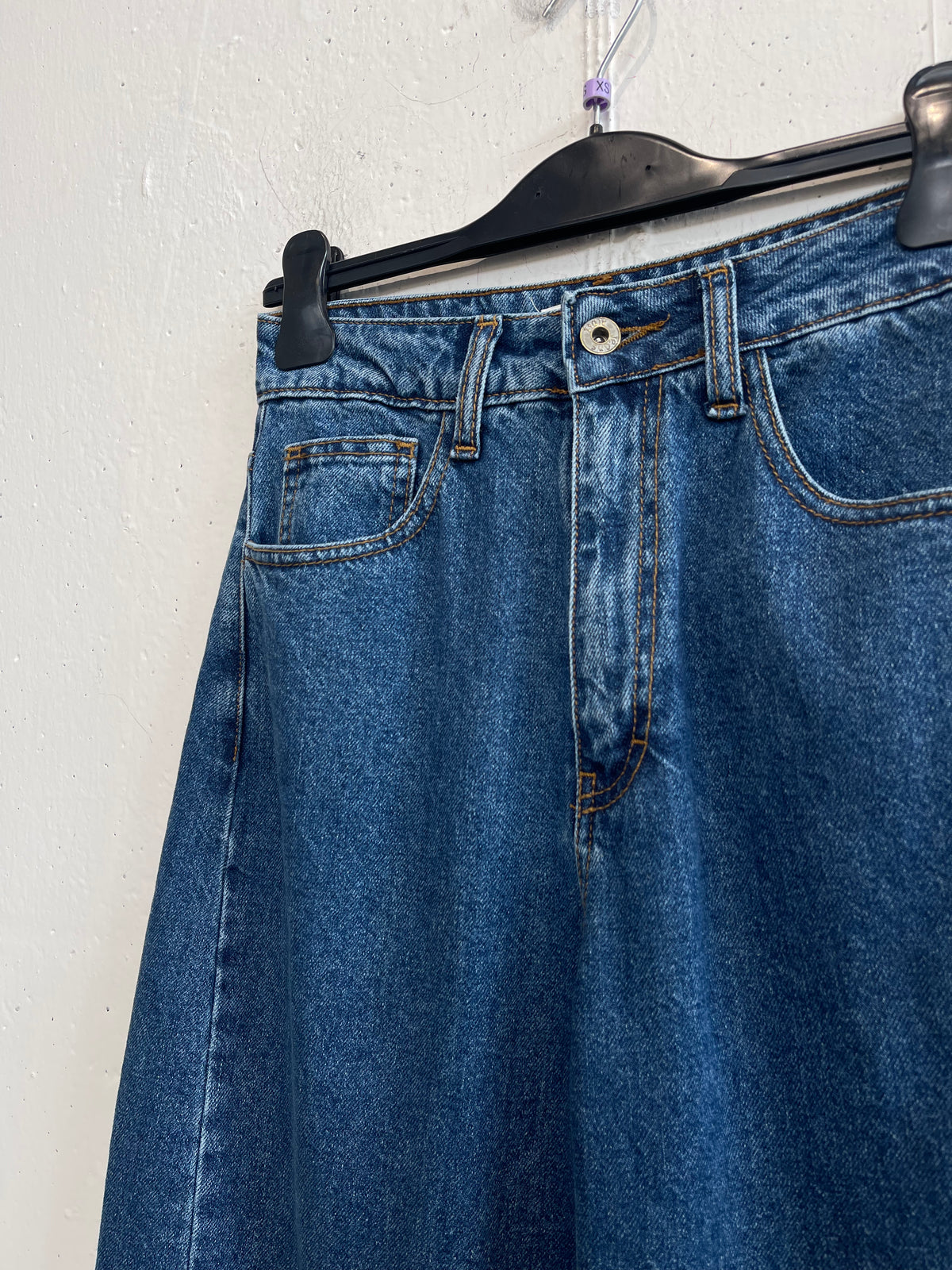 Jeans Balloon fit con cuciture