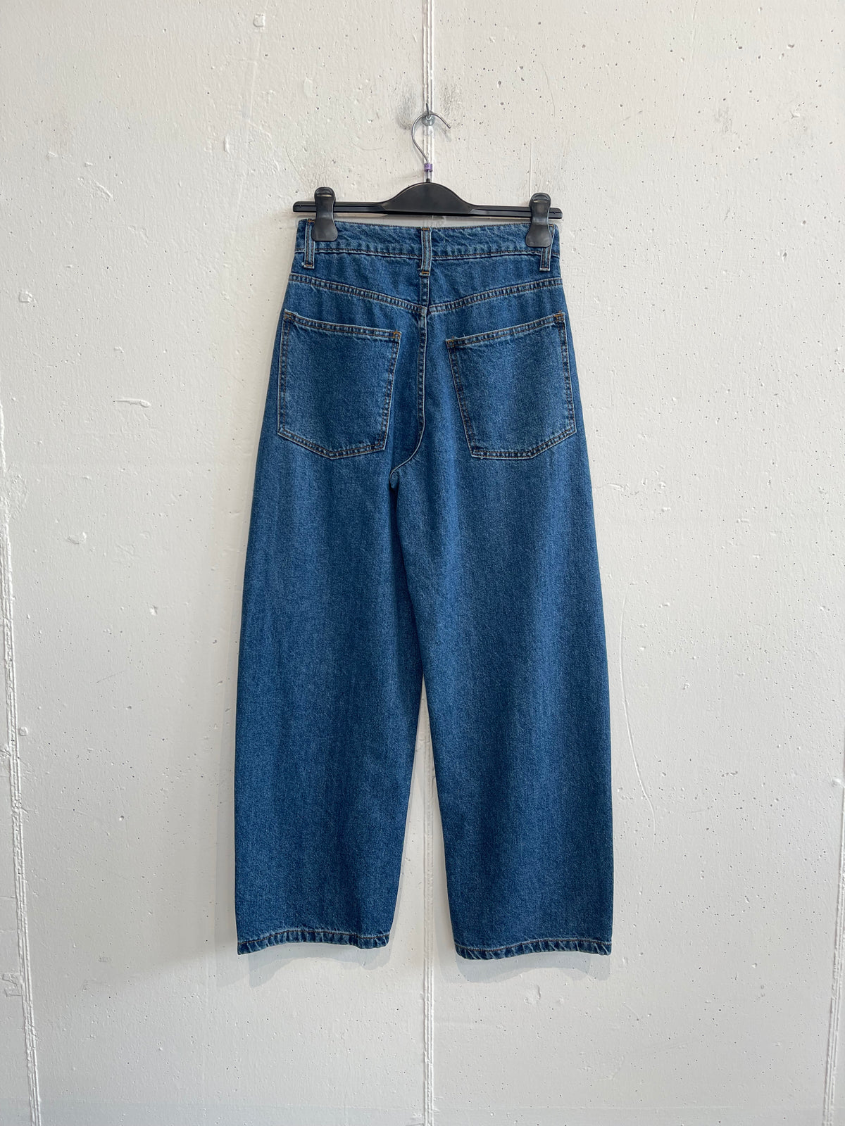 Jeans Balloon fit con cuciture