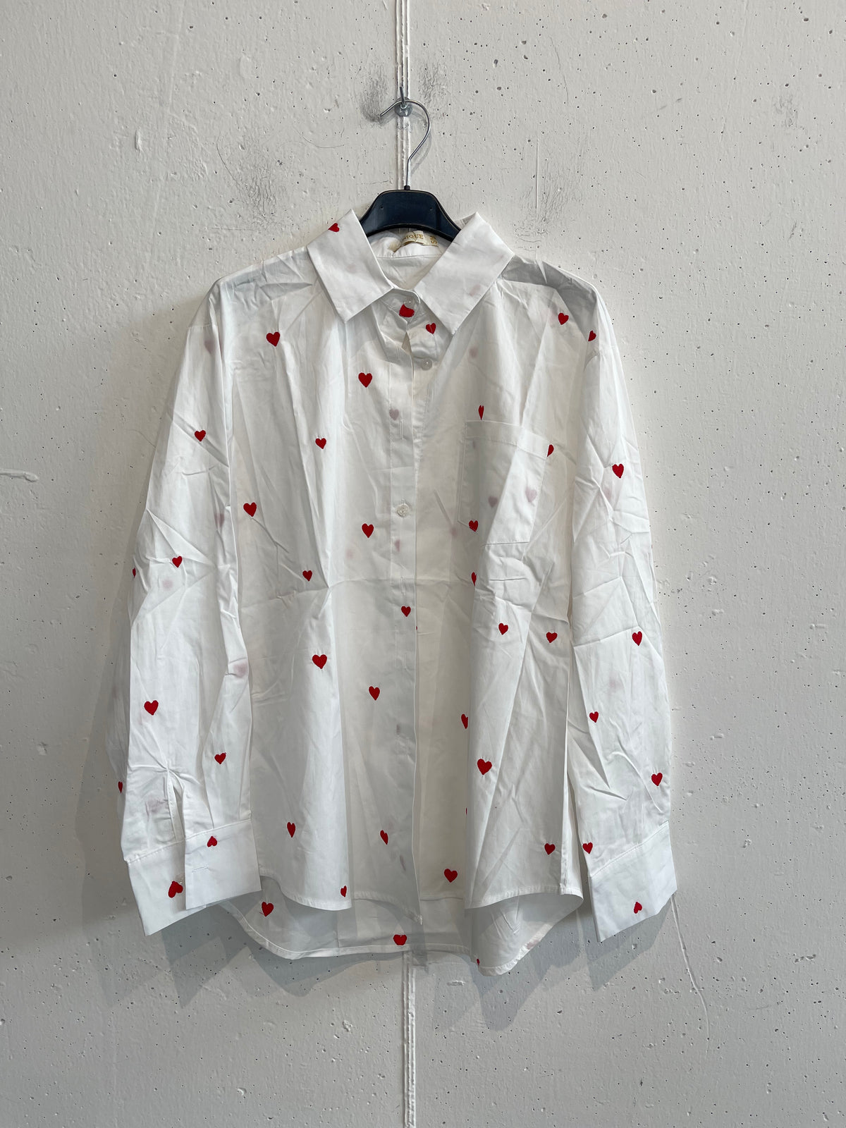 Camicia Cuoricini Ricamati