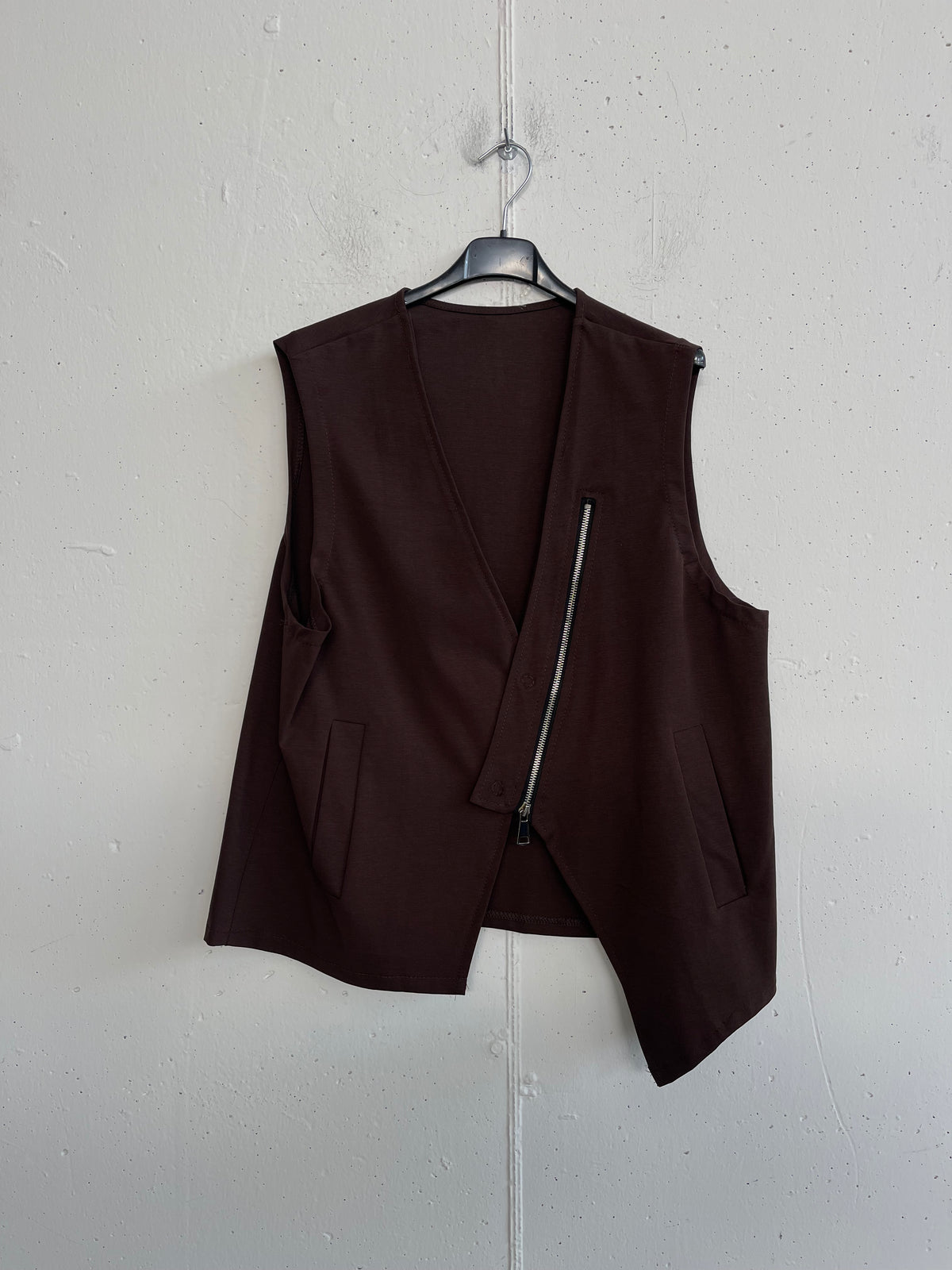 Gilet over con cerniera