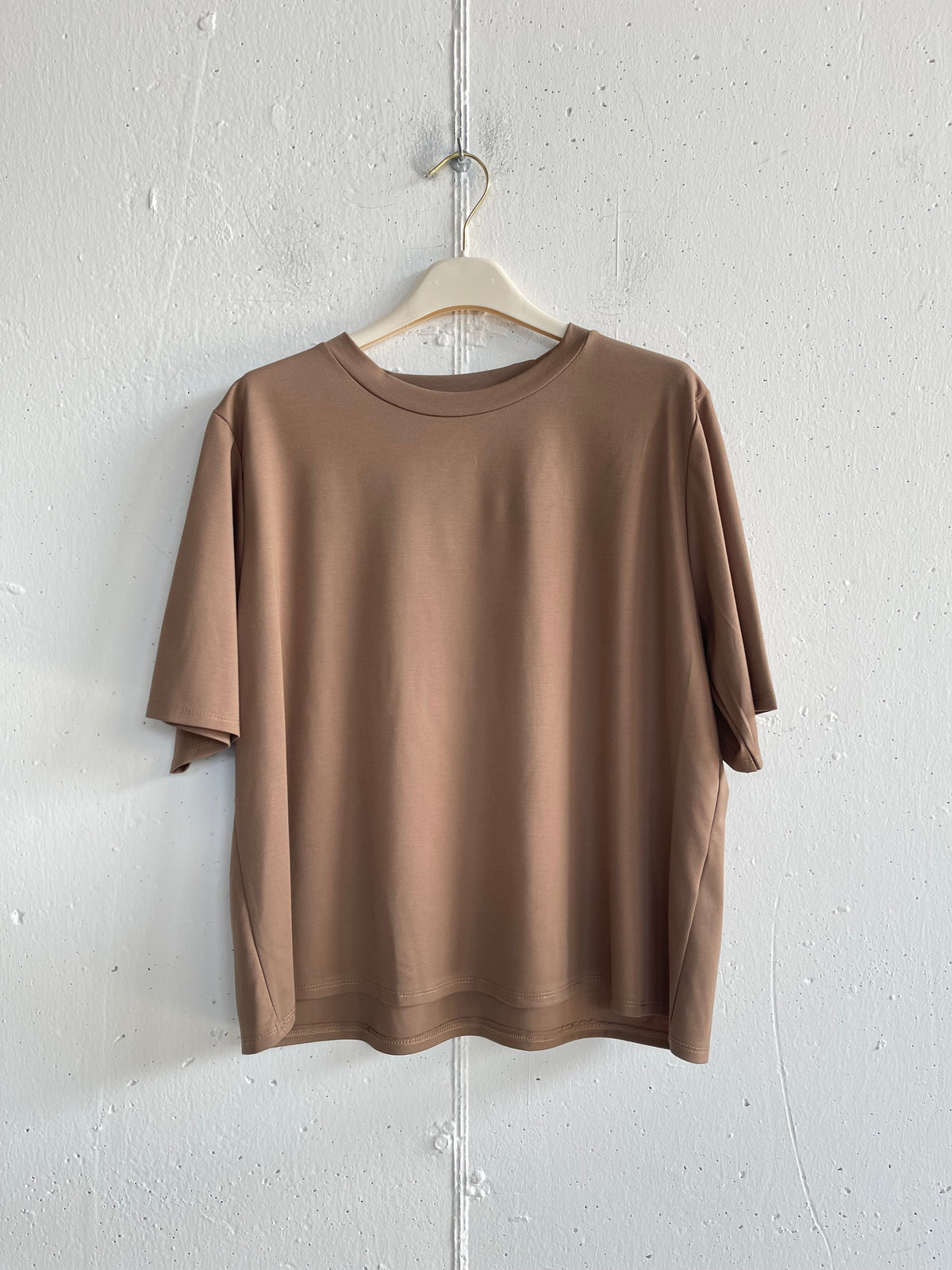 T-shirt over in viscosa