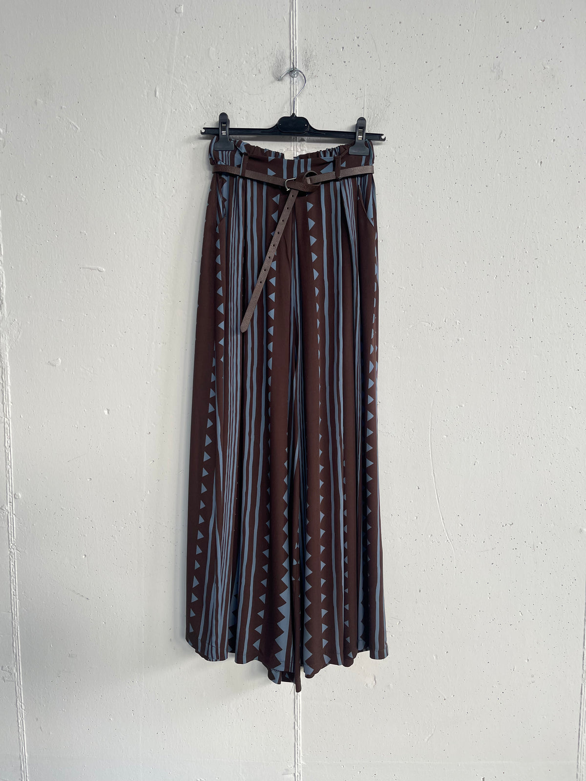 Pantalone stampato in viscosa