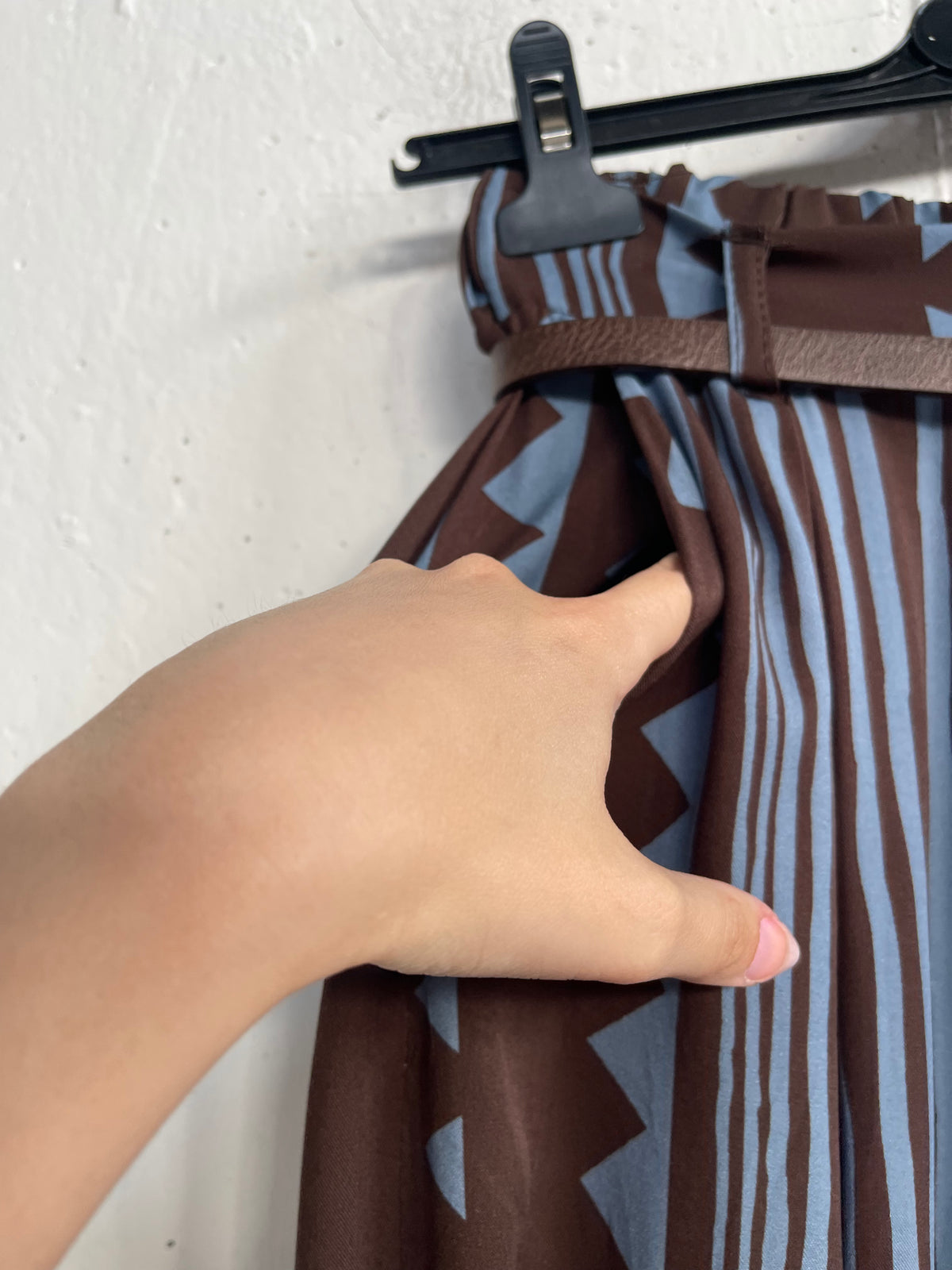 Pantalone stampato in viscosa
