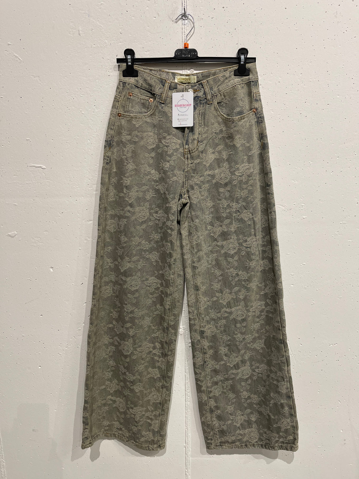 Jeans Monique Flower ricamati