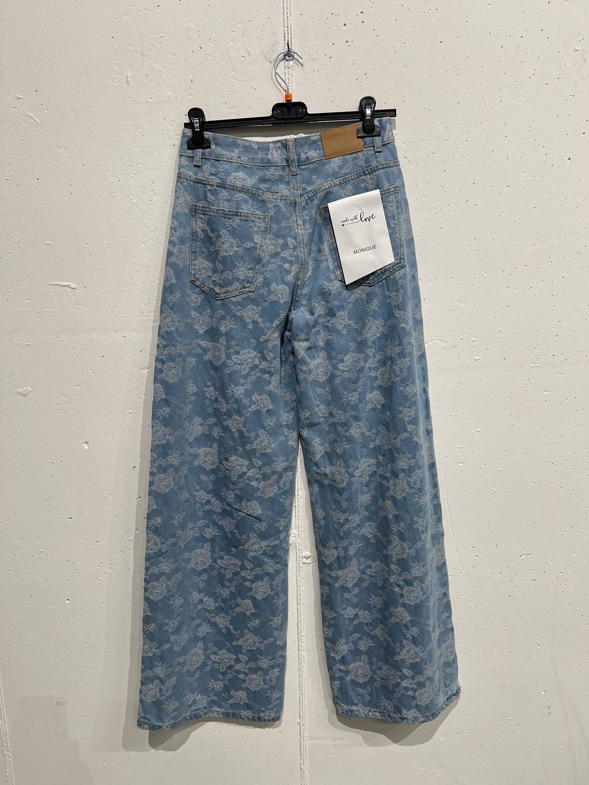 Jeans Monique Flower ricamati